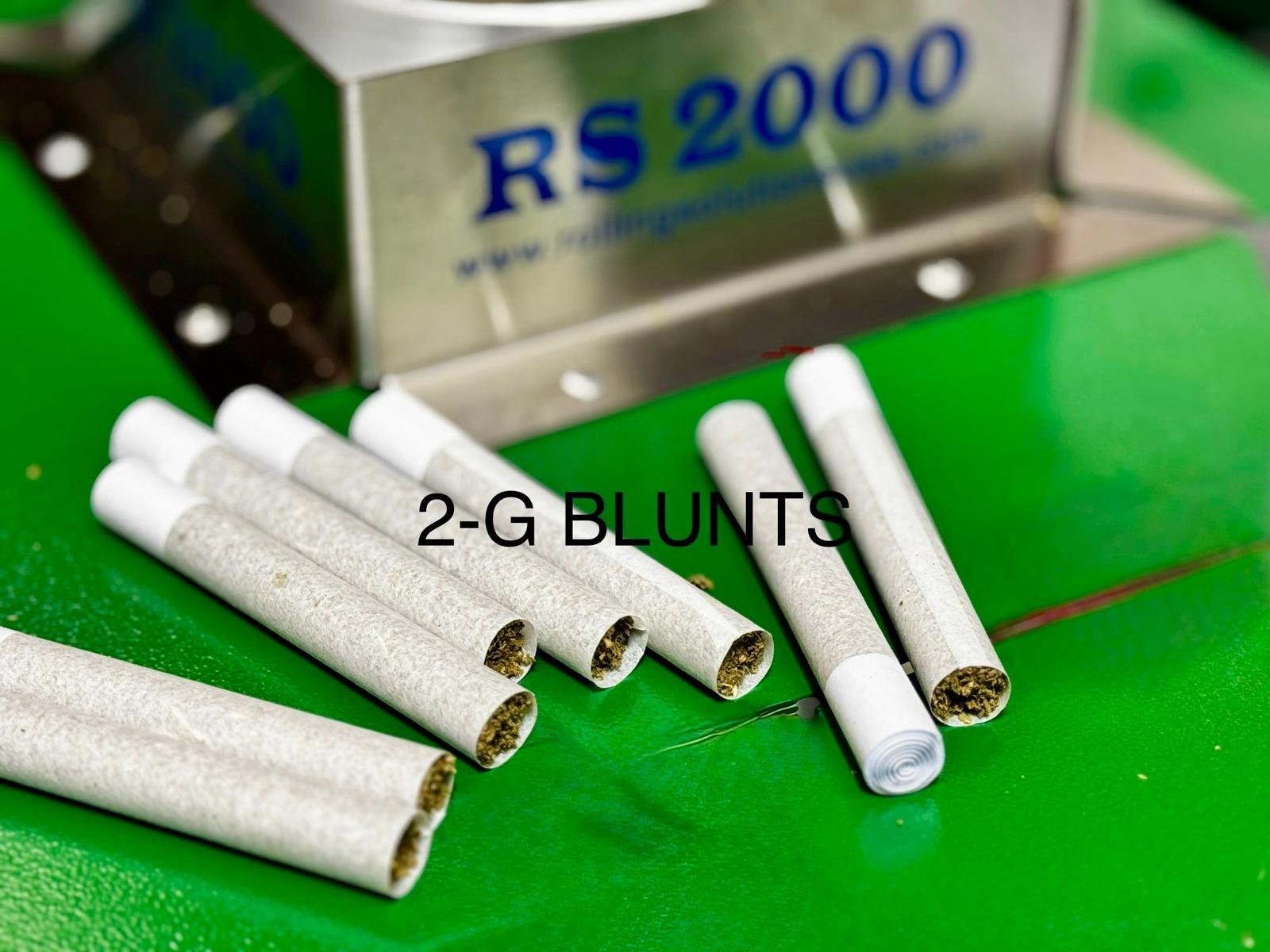 RS 2000 Blunt Master automated blunt machine for premium straight pre roll production