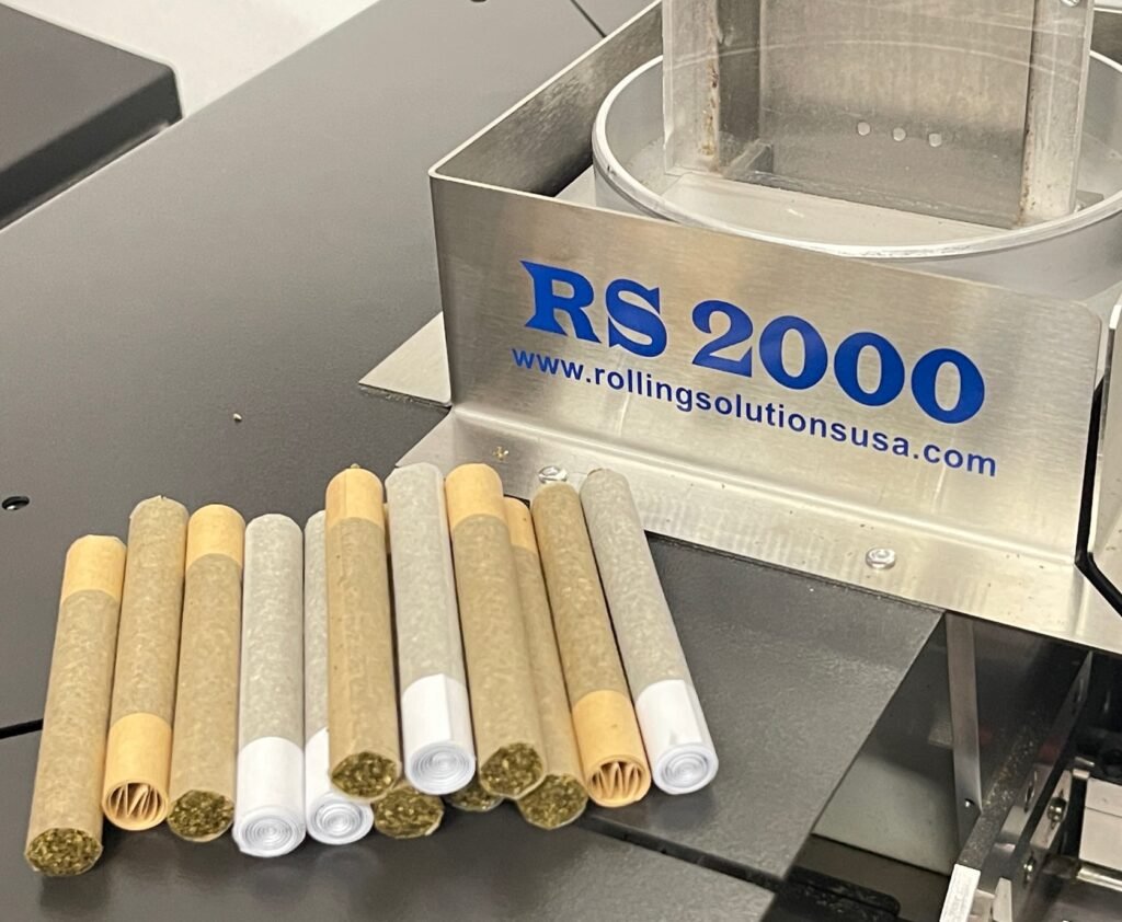 Large diameter premium blunt stack produced with RS 2000 Blunt Master automated blunt machine